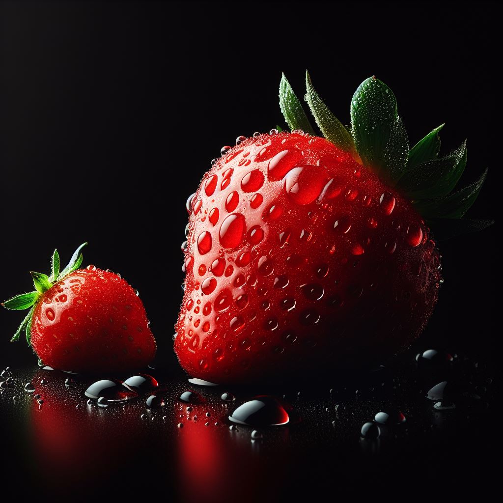 Fraises fraîches artisanales