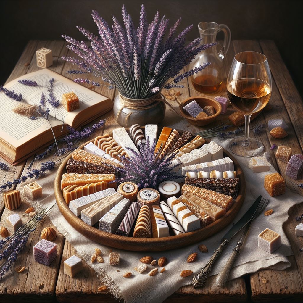 Nougat au miel de lavande